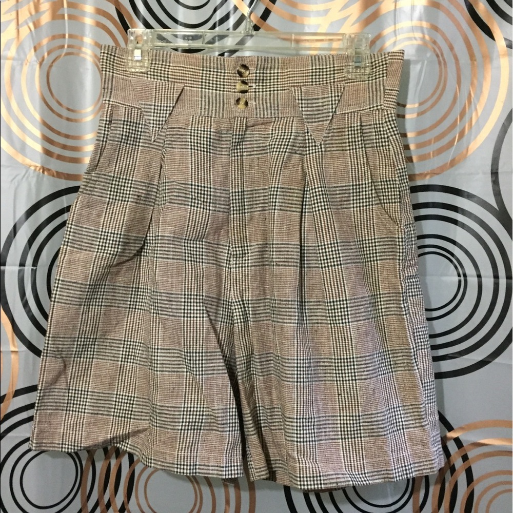 Vtg JJ Fargo Plaid Shorts Sz 11/12